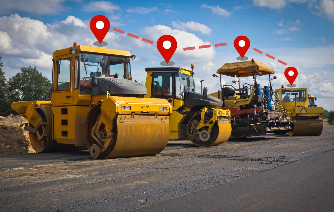 Construction equipment GPS