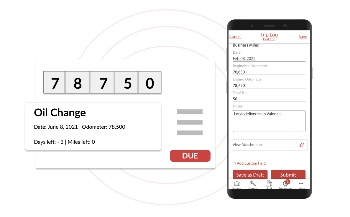 Trip Maintenance Schedule AUTOsist